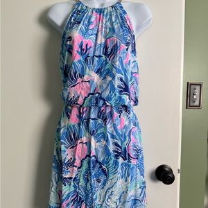 Colorful Halter Neck Skort